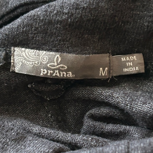 Prana Black Sweater Dress Medium Trendy Transitional - Picture 4 of 5